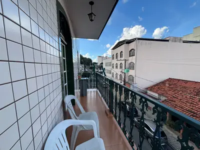 Sacada do apartamento de 3 quartos à venda no Ramos, em Viçosa MG.