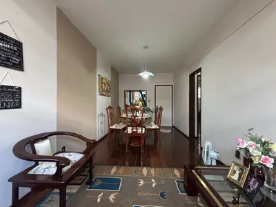 Sala do apartamento de 3 quartos à venda no Ramos, em Viçosa MG.