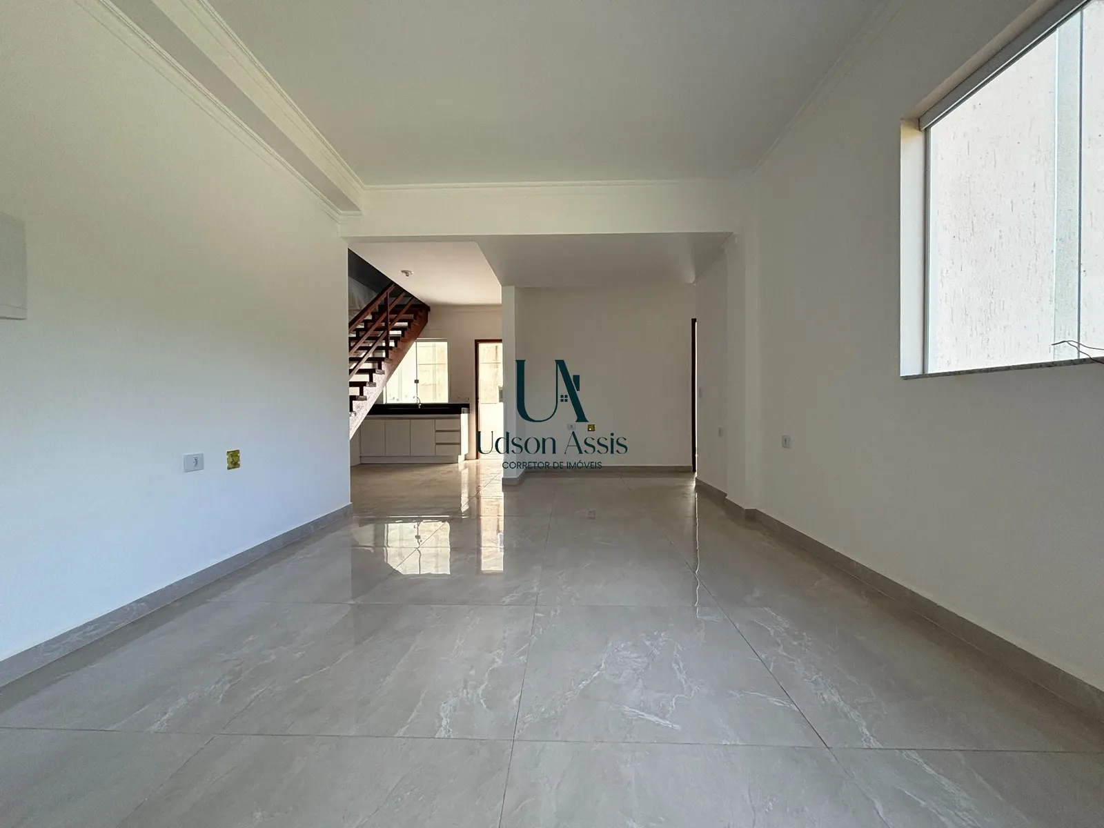 Sala do apartamento de 3 quartos à venda no Recanto da Serra, em Viçosa MG.