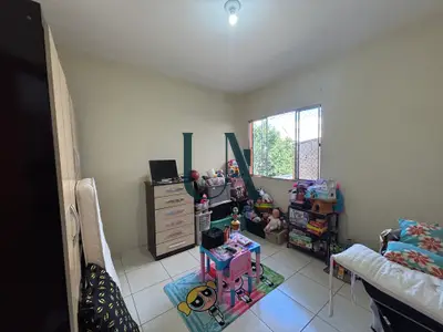 Quarto da casa de 3 quartos à venda no Silvestre, em Viçosa/MG.