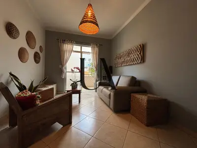 Sala do penthouse de 3 quartos à venda no Fátima, em Viçosa/MG.