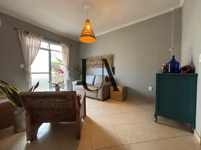 Sala do penthouse de 3 quartos à venda no Fátima, em Viçosa/MG.