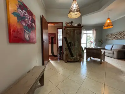 Sala do penthouse de 3 quartos à venda no Fátima, em Viçosa/MG.